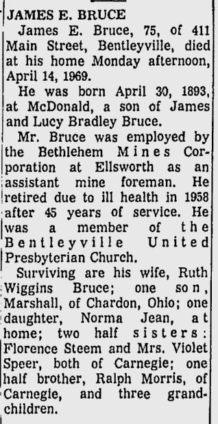 James E. Bruce obituary